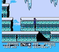 une photo d'Ã©cran de Low G Man sur Nintendo Nes